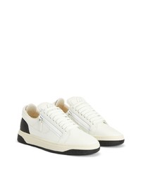 Baskets basses en cuir blanches Giuseppe Zanotti