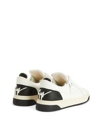 Baskets basses en cuir blanches Giuseppe Zanotti