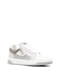 Baskets basses en cuir blanches Giuseppe Zanotti