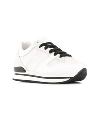 Baskets basses en cuir blanches Hogan