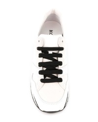 Baskets basses en cuir blanches Hogan