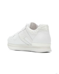 Baskets basses en cuir blanches Hogan