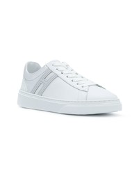 Baskets basses en cuir blanches Hogan