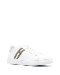 Baskets basses en cuir blanches Hogan