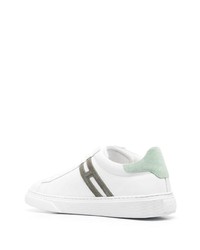 Baskets basses en cuir blanches Hogan