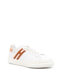 Baskets basses en cuir blanches Hogan