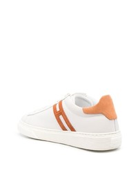 Baskets basses en cuir blanches Hogan