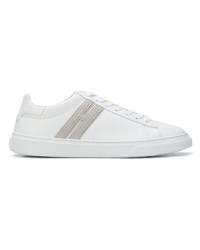 Baskets basses en cuir blanches Hogan