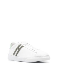 Baskets basses en cuir blanches Hogan