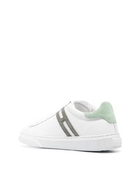 Baskets basses en cuir blanches Hogan