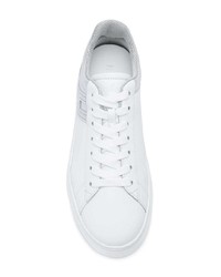 Baskets basses en cuir blanches Hogan