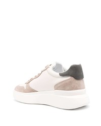 Baskets basses en cuir blanches Hogan