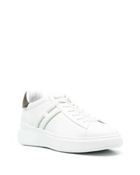 Baskets basses en cuir blanches Hogan