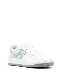 Baskets basses en cuir blanches Hogan