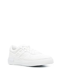 Baskets basses en cuir blanches Hogan