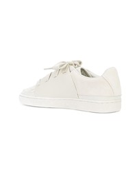 Baskets basses en cuir blanches Puma