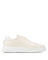 Baskets basses en cuir blanches Harrys Of London