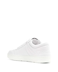 Baskets basses en cuir blanches Jimmy Choo