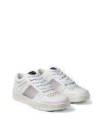 Baskets basses en cuir blanches Jimmy Choo