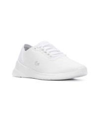 Baskets basses en cuir blanches Lacoste