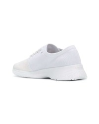 Baskets basses en cuir blanches Lacoste