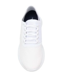 Baskets basses en cuir blanches Lacoste