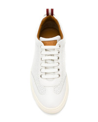 Baskets basses en cuir blanches Bally