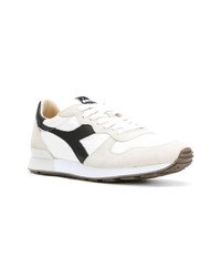 Baskets basses en cuir blanches Diadora