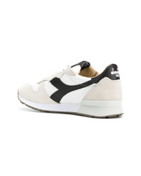 Baskets basses en cuir blanches Diadora