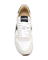 Baskets basses en cuir blanches Diadora