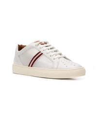 Baskets basses en cuir blanches Bally