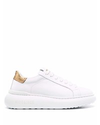 Baskets basses en cuir blanches Hide&Jack