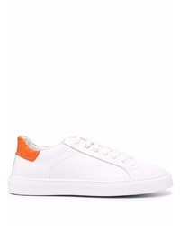 Baskets basses en cuir blanches Hide&Jack