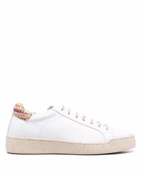 Baskets basses en cuir blanches Hide&Jack