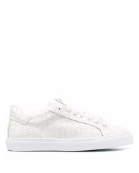 Baskets basses en cuir blanches Hide&Jack