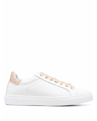 Baskets basses en cuir blanches Hide&Jack