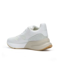 Baskets basses en cuir blanches Alexander McQueen