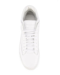 Baskets basses en cuir blanches Etq.