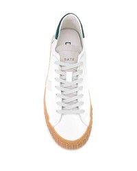 Baskets basses en cuir blanches D.A.T.E