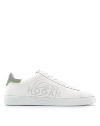 Baskets basses en cuir blanches Hogan