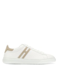 Baskets basses en cuir blanches Hogan