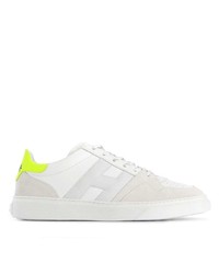 Baskets basses en cuir blanches Hogan