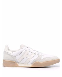 Baskets basses en cuir blanches Hogan