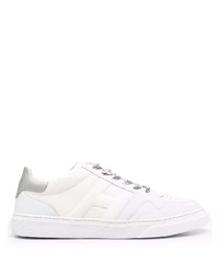 Baskets basses en cuir blanches Hogan