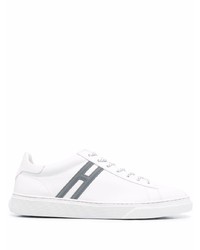 Baskets basses en cuir blanches Hogan