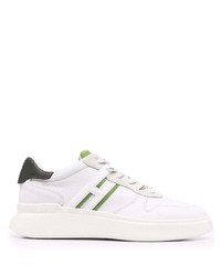 Baskets basses en cuir blanches Hogan