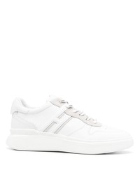 Baskets basses en cuir blanches Hogan