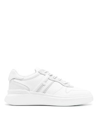 Baskets basses en cuir blanches Hogan