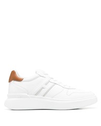 Baskets basses en cuir blanches Hogan