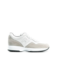 Baskets basses en cuir blanches Hogan